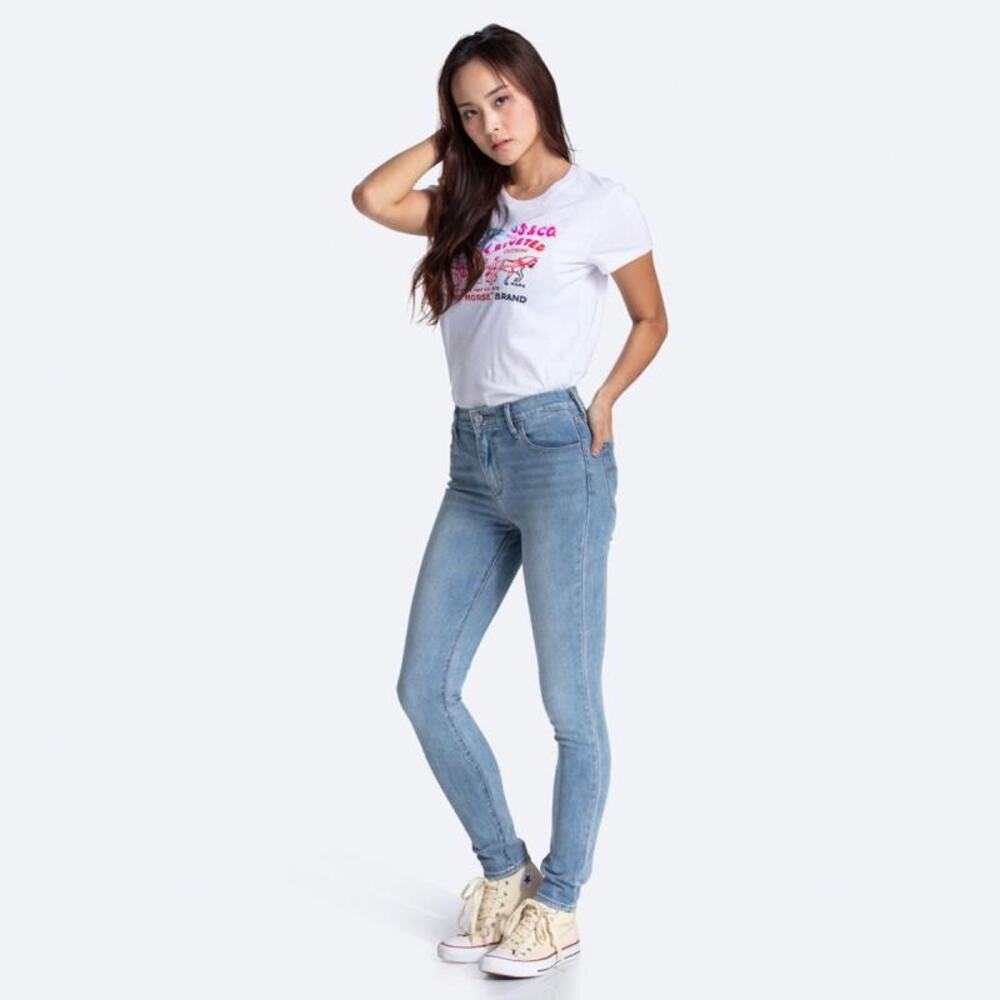 Levi's Premium 721 High Rise Skinny Quick Draw Celana Wanita Light Wash 31‎ - Picture 2 of 14